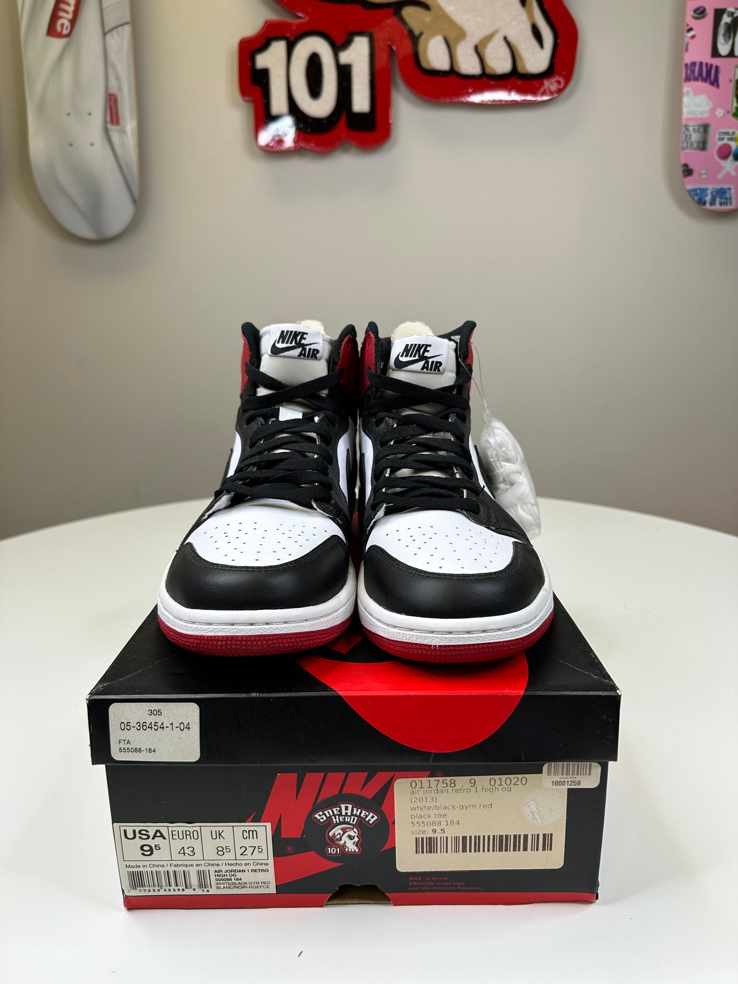 Jordan 1 Black Toe 2013