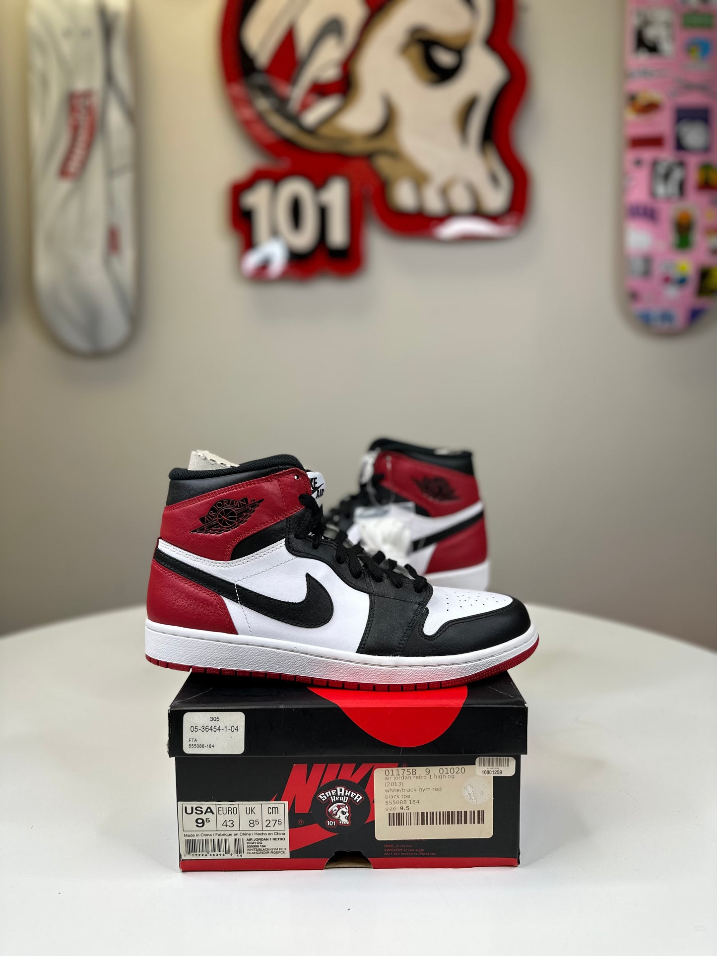 Jordan 1 Black Toe 2013